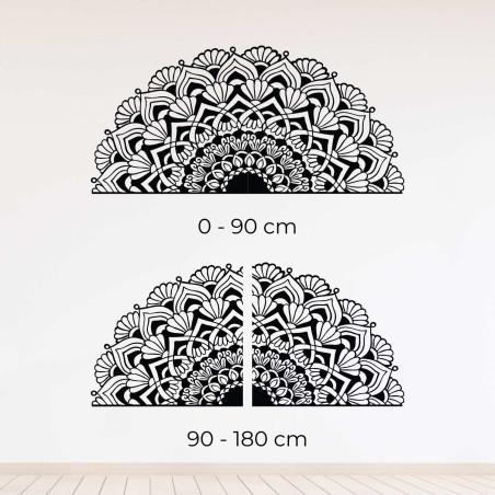 A precisely carved wooden mandala for a harmonious modern home