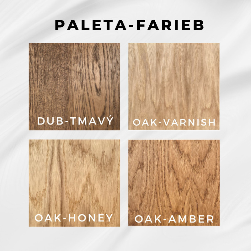 Oak wood wall clock - silent quartz, modern...