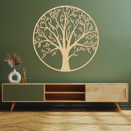 Luxurious wooden decoration Tree of Life for the living room and bedroom of your home