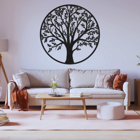 A designer tree of life made of wood for a harmonious home