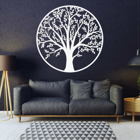 A designer tree of life made of wood for a harmonious home