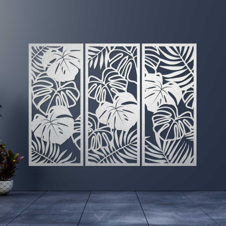 Luxurious wooden picture for the living room in a modern style