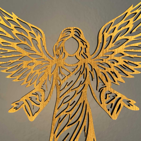 LED lamp with angel creates a pleasant and harmonious atmosphere in the home