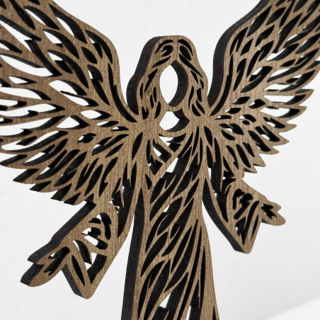 Modern angel decoration with LED lighting for the living room and bedroom