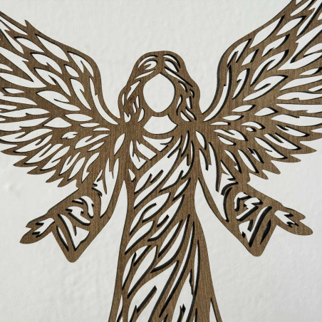 Modern angel decoration with LED lighting for the living room and bedroom