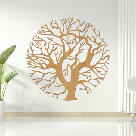 Wooden wall painting tree | TRES