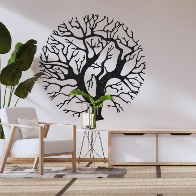 Wooden picture Tree of Life on the wall for a modern interior