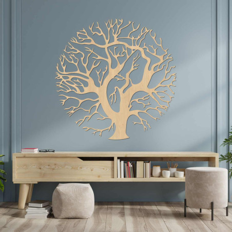 Luxurious wooden Tree of Life decoration for the living room