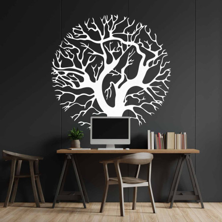 Stylish painting Tree of Life made of wood for a cozy home