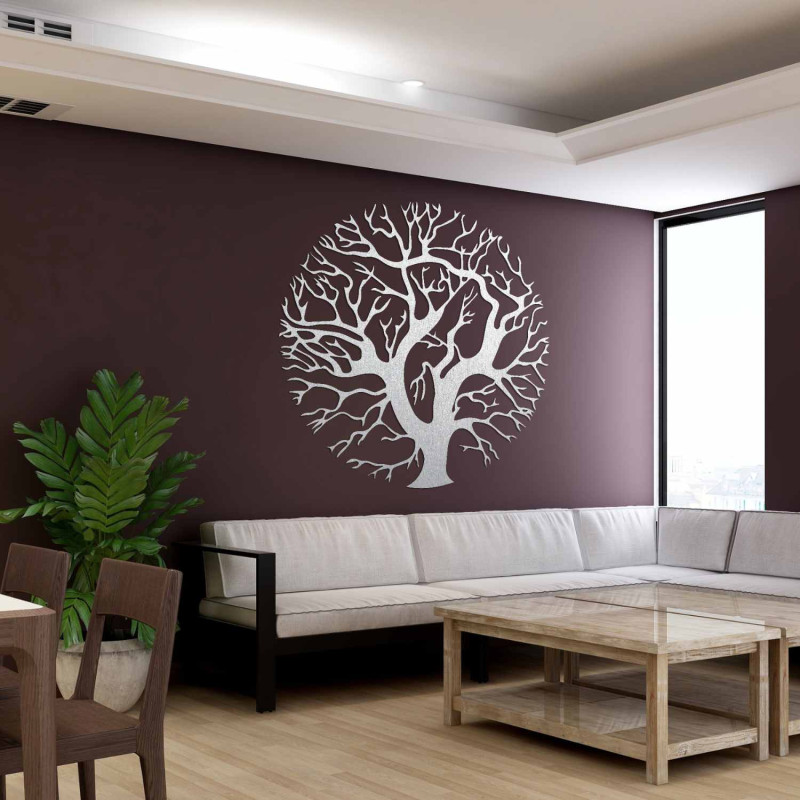 Modern wooden decoration Tree of Life for an elegant interior