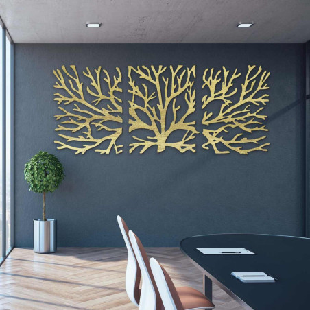 Original wooden wall decoration suitable for modern living