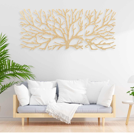 Original wooden wall decoration suitable for modern living
