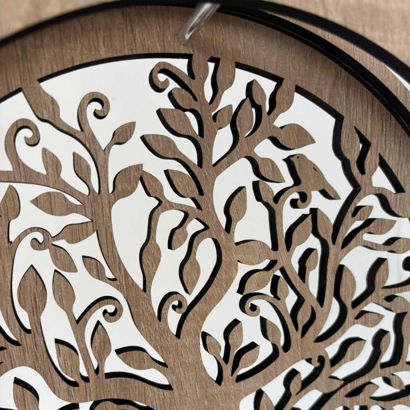 Elegant Tree of Life table lamp with soft LED lighting