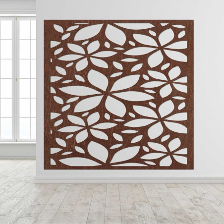 Elegant floral wall panel suitable for both the bedroom and the living room
