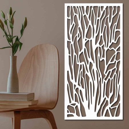 Modern wooden forest painting for a harmonious and cozy interior