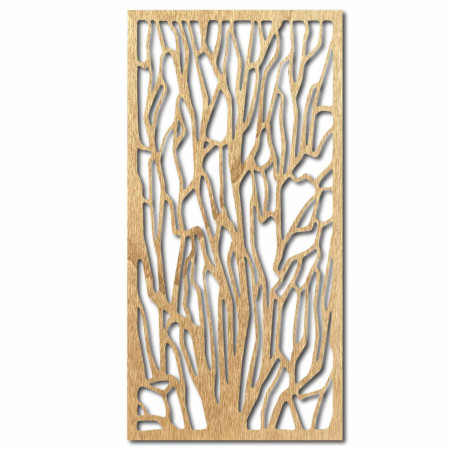 Modern wooden forest painting for a harmonious and cozy interior