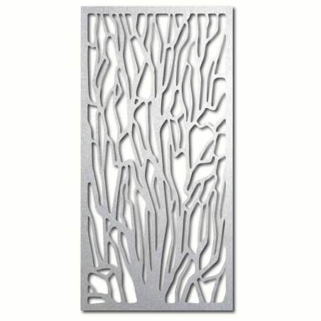 Natural wooden picture with a forest motif for the living room and office
