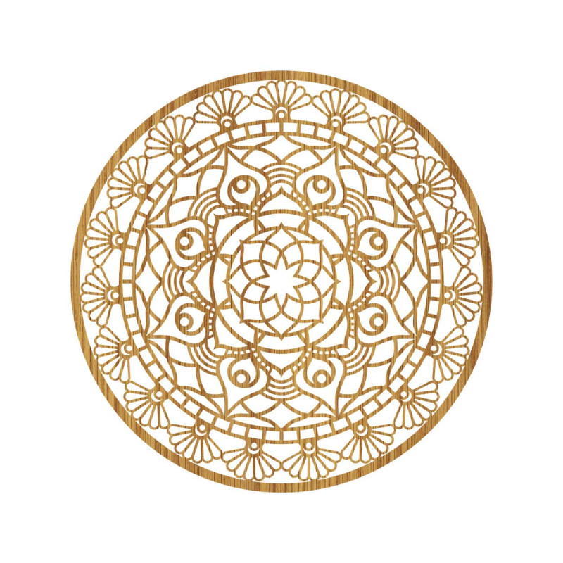 Carved modern mandala flower of life | ZIBEZI