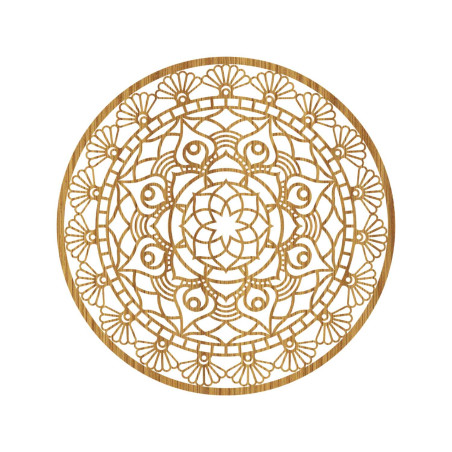 Carved modern mandala flower of life | ZIBEZI