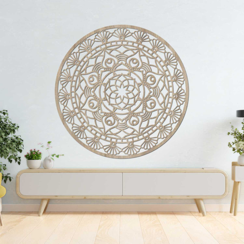 Carved modern mandala flower of life | ZIBEZI