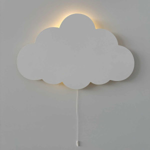 LED Cloud wall lamp with warm white light for a children's room 2