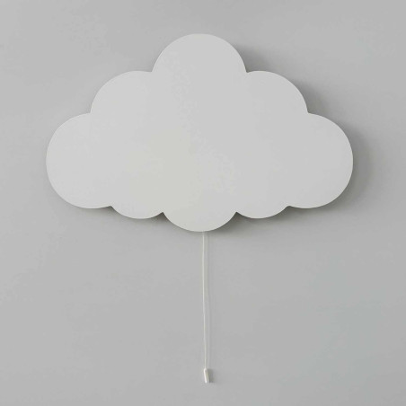 LED Cloud wall lamp with warm white light for a children's room