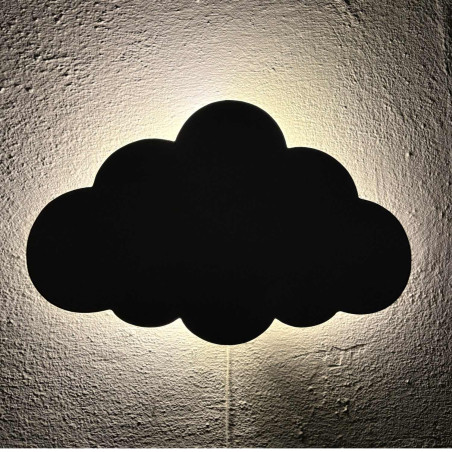 Children's LED lamp in the shape of a cloud creates pleasant night lighting and a peaceful atmosphere