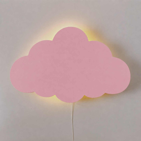 Children's LED wall lamp Cloud with pleasant warm lighting