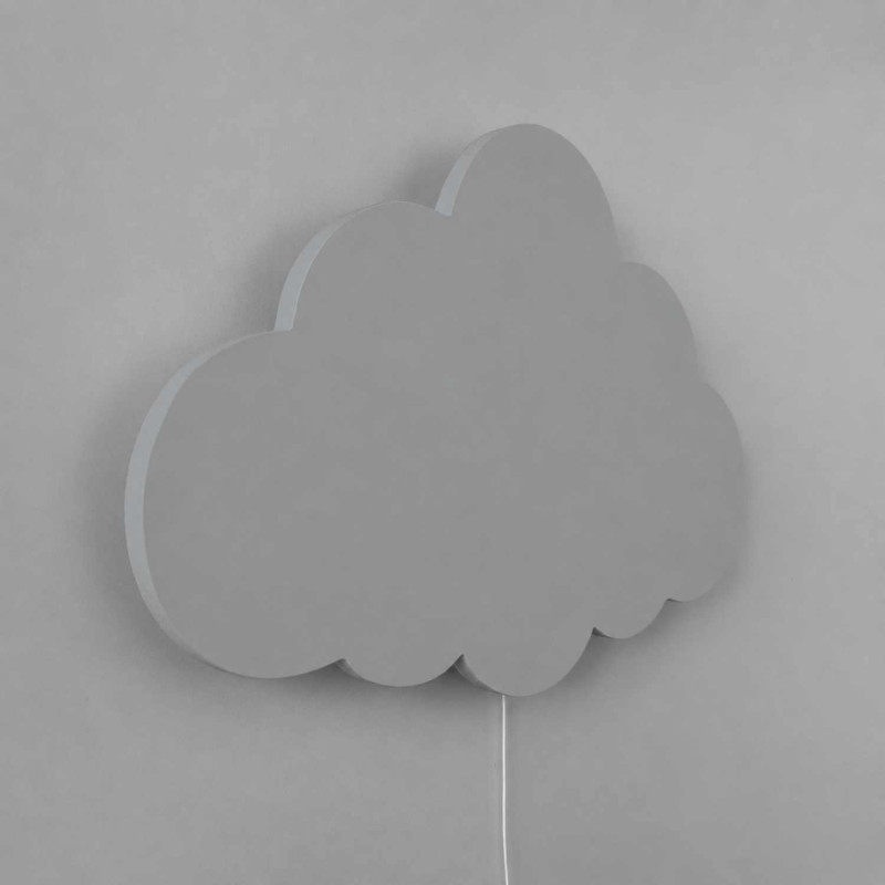 Cloud LED lamp in a soft brown shade for peaceful children's sleep