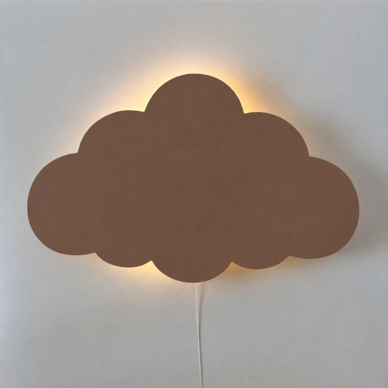 Children's LED wall lamp Cloud with pleasant warm lighting