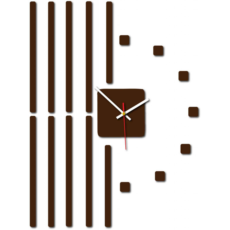 Design wall clock for living room, kitchen, kids room. Wall clock as a gift.