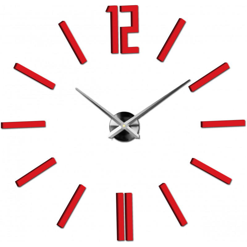 Stick-on wall clocks,luxury stent clocks,plastic clocks