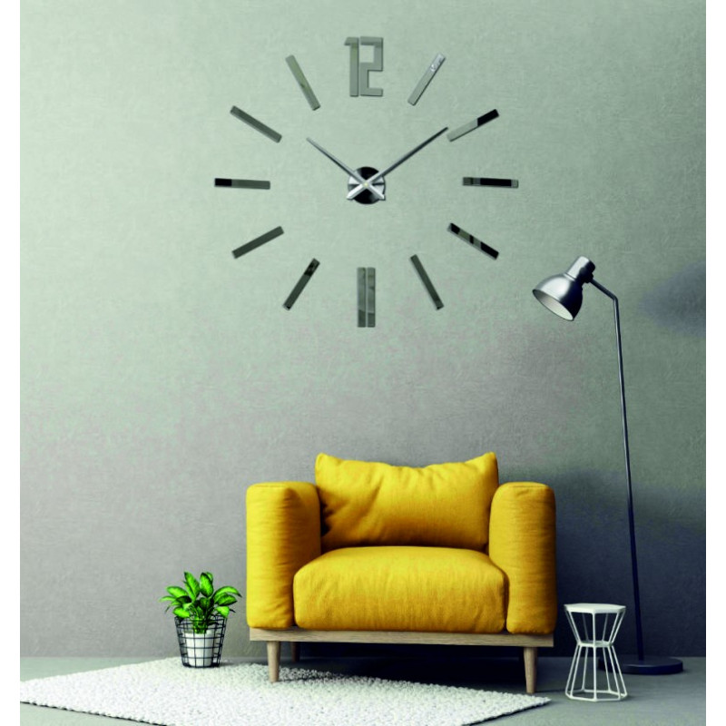 Stick-on wall clocks,luxury stent clocks,plastic clocks