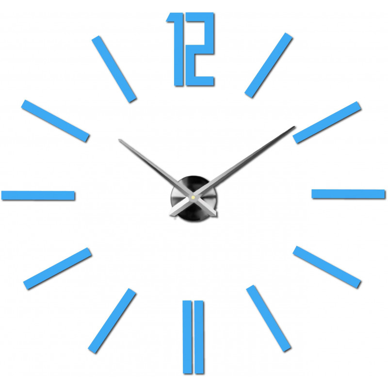 Stick-on wall clocks,luxury stent clocks,plastic clocks