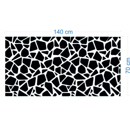 Modern decorative mirrors. Mirror and colored wall stickers, 3D stickers made of acrylic