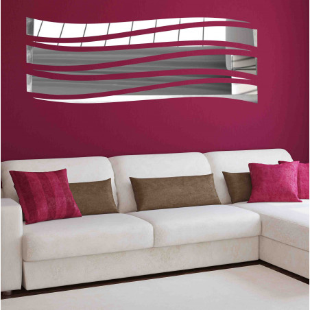 Decorative mirrors. Mirror stickers for the wall, as a picture or decoration, 3D acrylic sticker