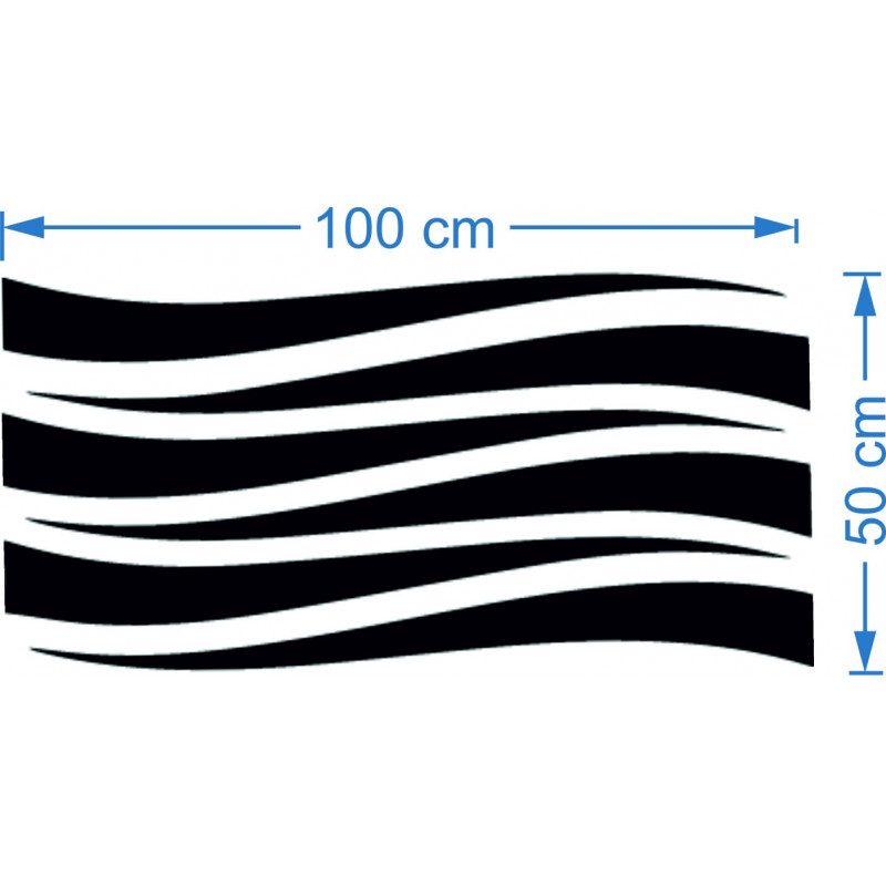 Dimensions of decorative stickers, mirror wall sticker, self-made X-MOMO