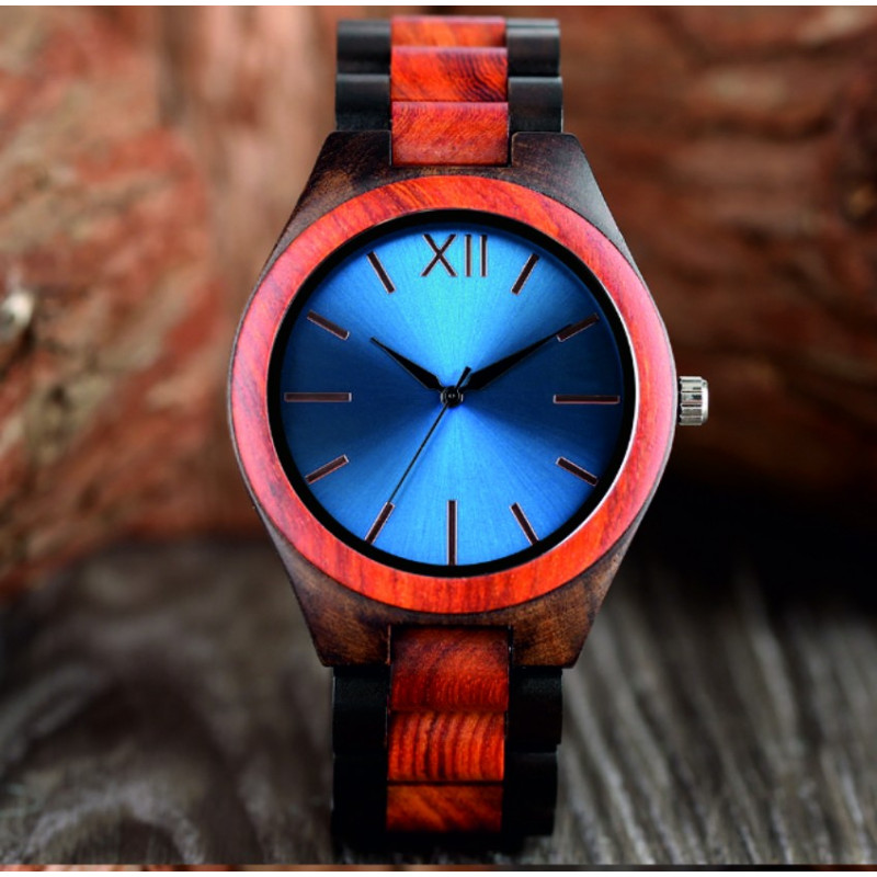 REDEAR wristwatch made of wood. Women's and men's watches.