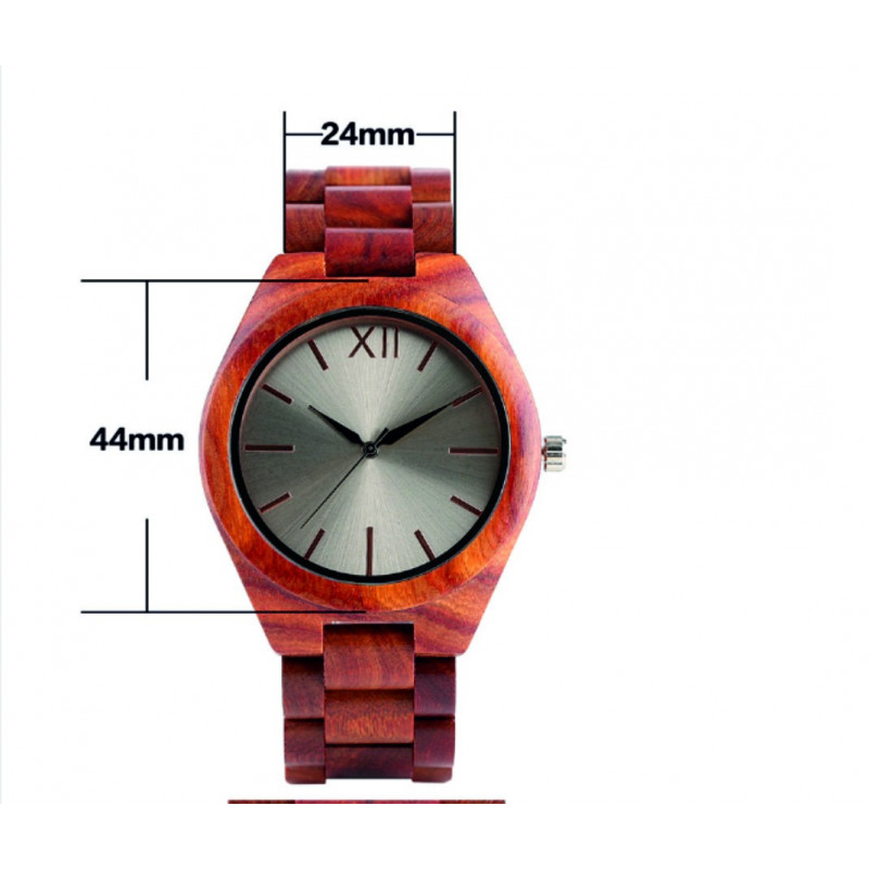READER wristwatch made of wood. Ladies and men's watches.