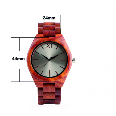 REDEAR wristwatch made of wood. Women's and men's watches.