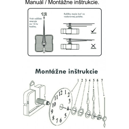 Modern adhesive wall mirror clock on the wall black