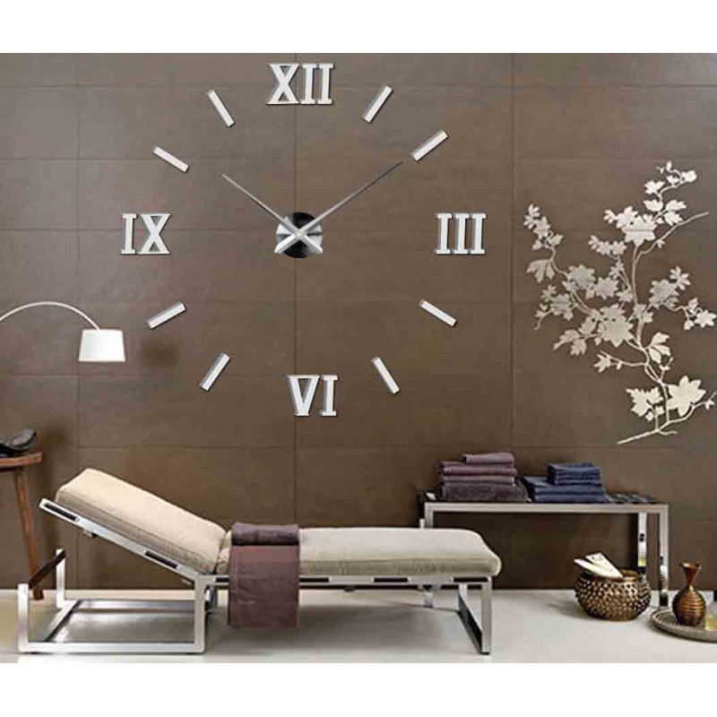 Adhesive wall clock, luxury wall clock, plastic clock