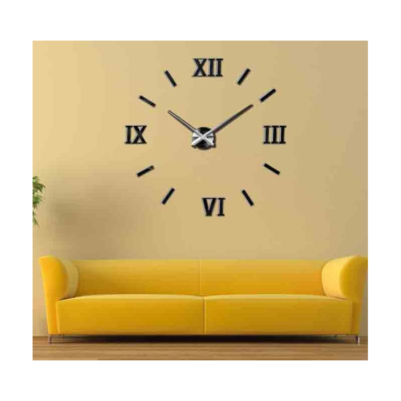 Adhesive wall clock, luxury wall clock, plastic clock
