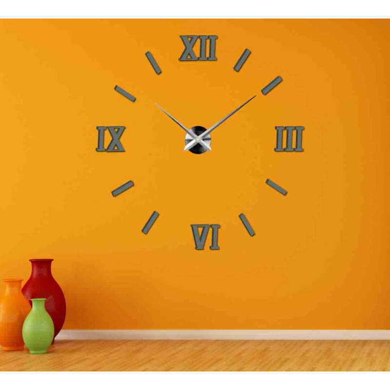 Adhesive wall clock, luxury wall clock, plastic clock