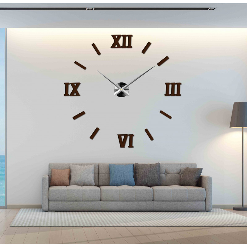 Adhesive wall clock, luxury wall clock, plastic clock
