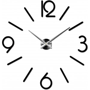 Stick-on wall clocks,luxury stent clocks,plastic clocks 2