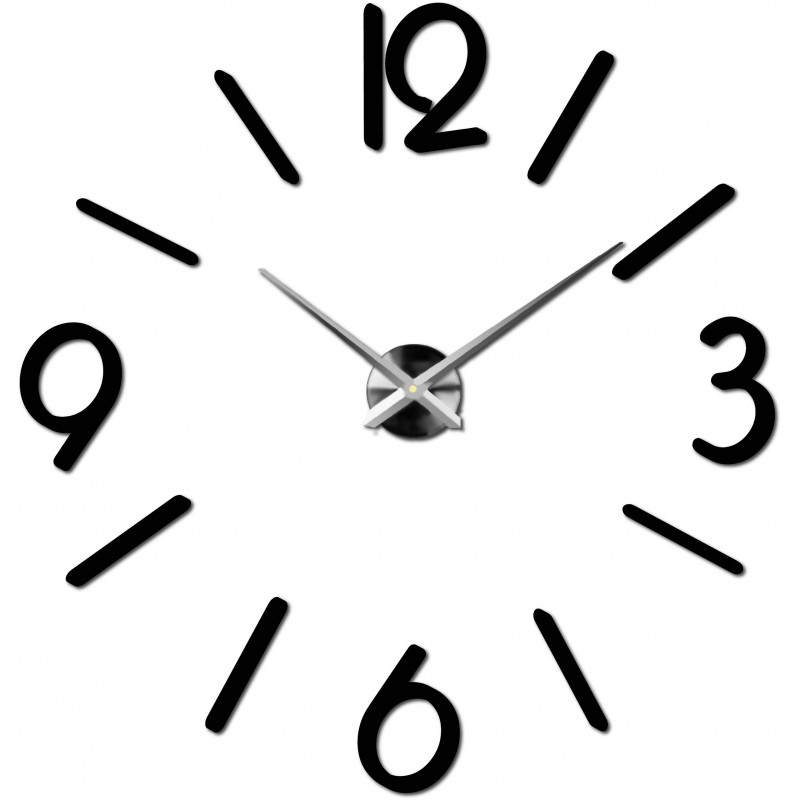 Stick-on wall clocks,luxury stent clocks,plastic clocks