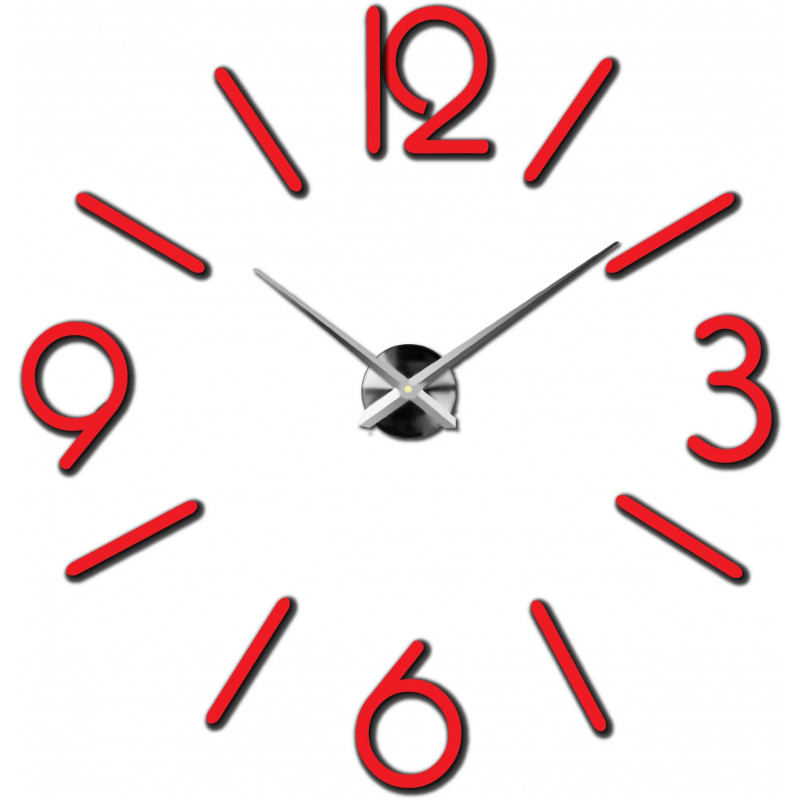 Stick-on wall clocks,luxury stent clocks,plastic clocks
