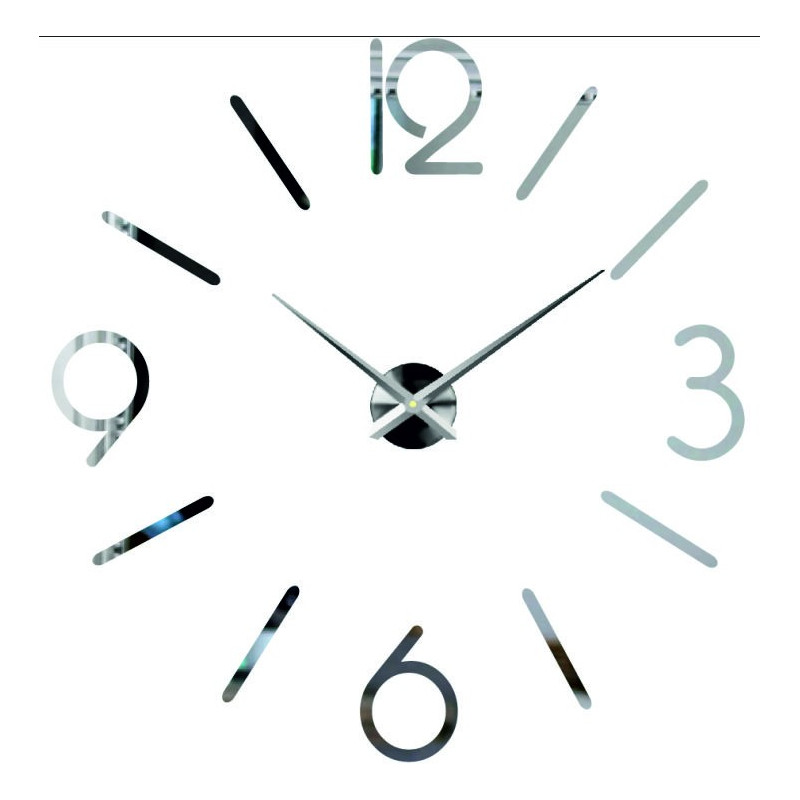 Stick-on wall clocks,luxury stent clocks,plastic clocks