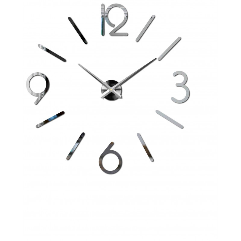 Stick-on wall clocks,luxury stent clocks,plastic clocks